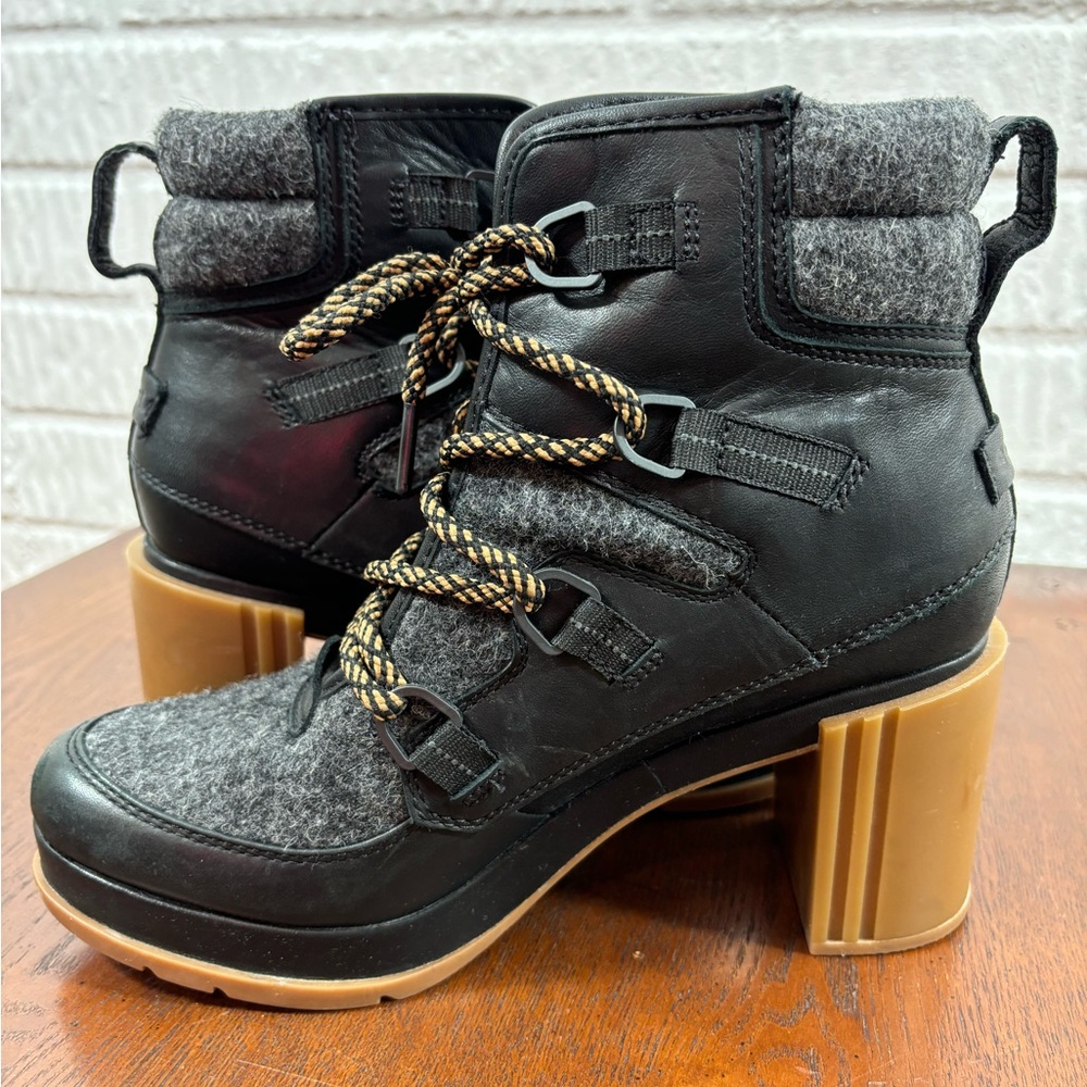 Sorel Blake Lace-Up Leather & Felt Hiking Boots 9 - Picture 4 of 10